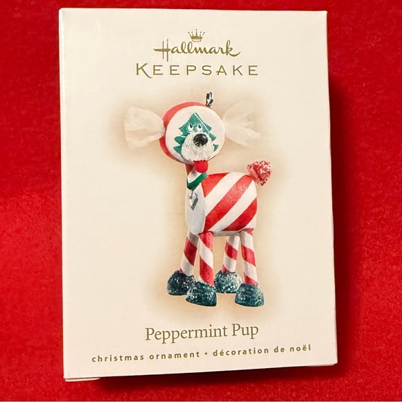 Peppermint Pup Hallmark Ornament - Picture 2 of 6